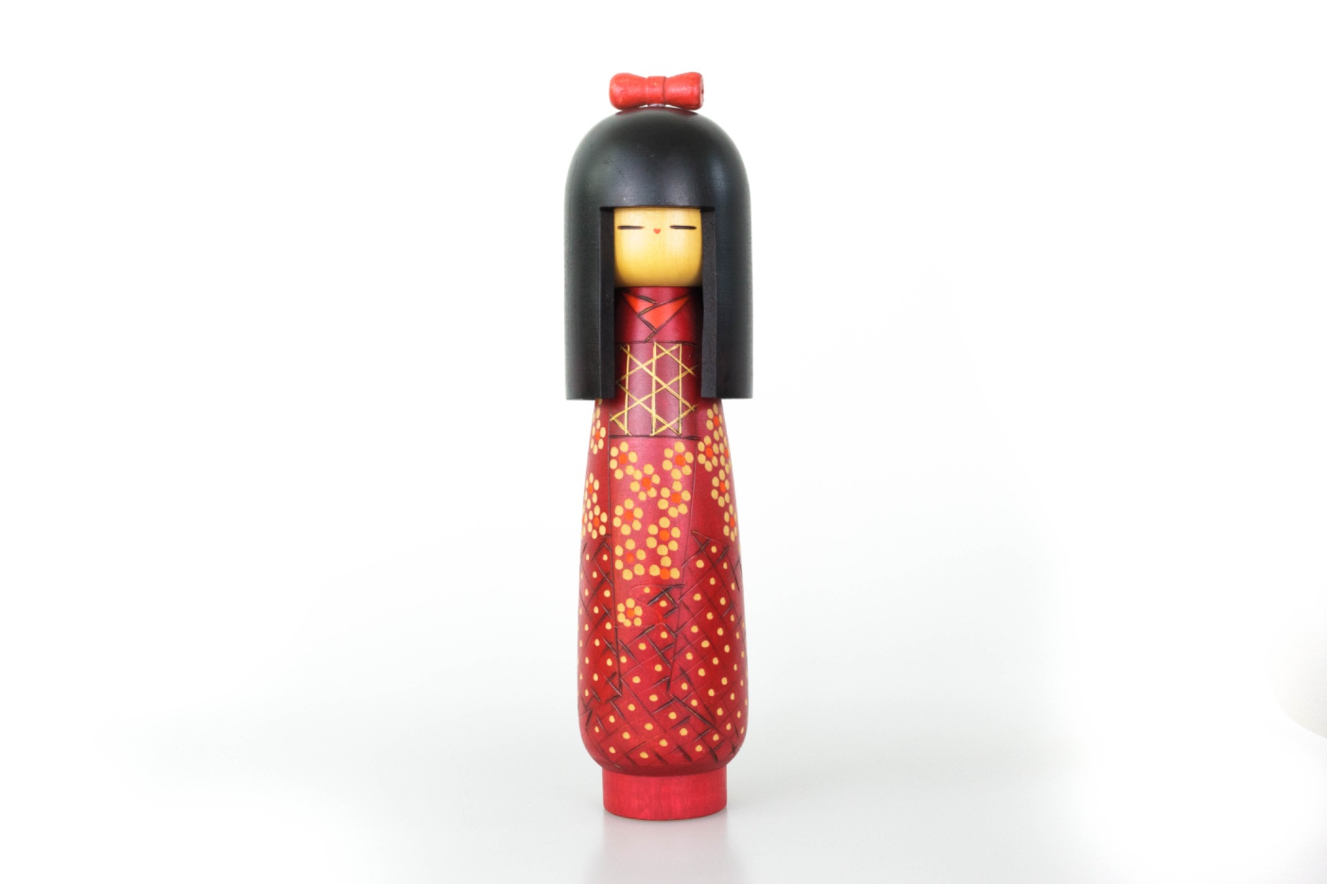 Kokeshi door Kazuo Takamizawa（高澤一雄） | 31,5 cm