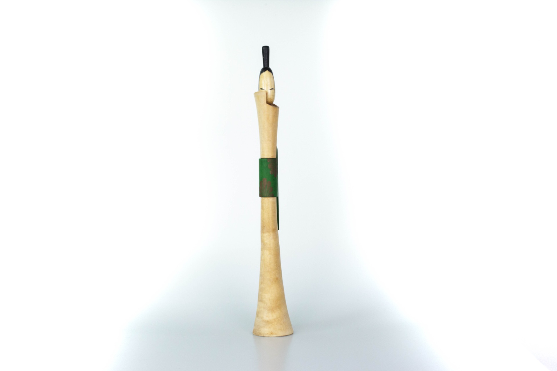 Creatieve Kokeshi 'Osone / Mai' (danser) door Shido Shozan (志田昭山) | 40 cm