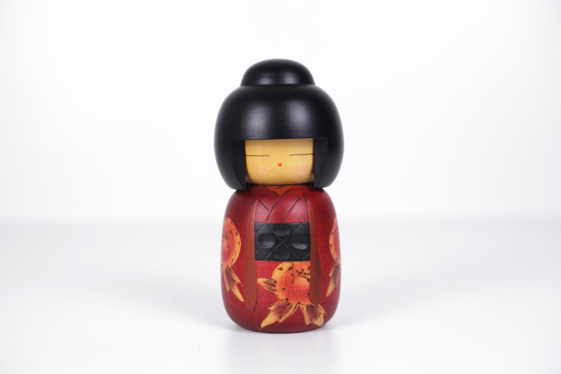 Creatieve Kokeshi door Satō Suigai 佐藤翠涯 | 15 cm